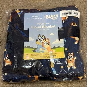 New Little Sleepies Bluey Dance Mode Large Cloud Blanket